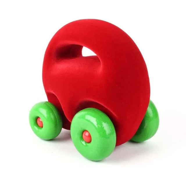 Rubbabu Soft Baby Toy Original Mascot Car - Red