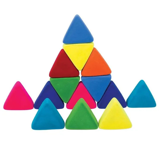 Rubbabu Rubbablox Educational Toy -  Just Triangles