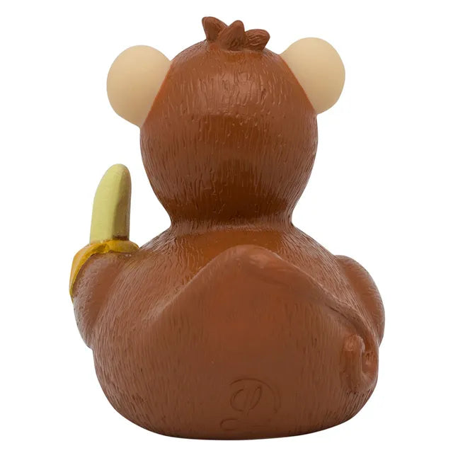 Lilalu Bath Toy Monkey Rubber Duck-Brown