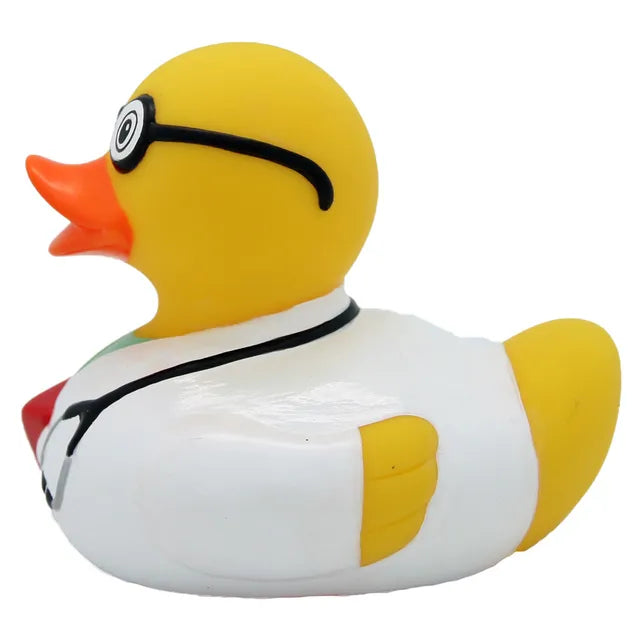 Lilalu Bath Toy Emergency Doc Duck - White