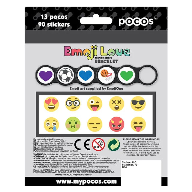 Pocos Fashion Colour Bracelet Kit - 13pcs