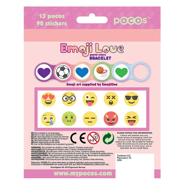 Pocos Pastel Colour Bracelet Kit - 13pcs