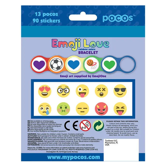 Pocos Rainbow Colour Braclet Kit - 13pcs