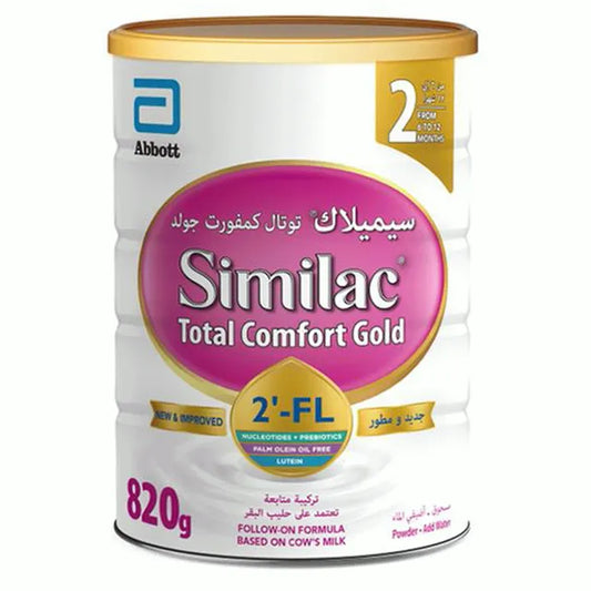 Similac Total Comfort Gold 2 Follow On Formula Milk - 820gm