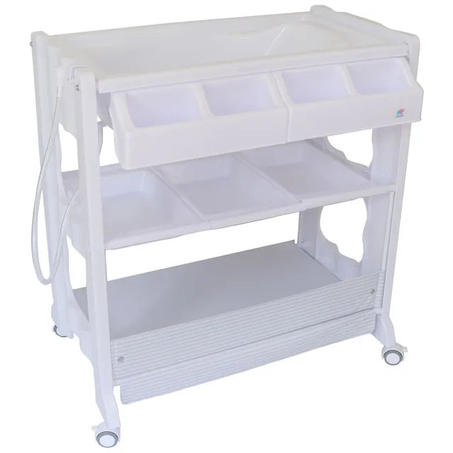 TheKiddoz Changing Table with Bathtub - Circles - Laadlee