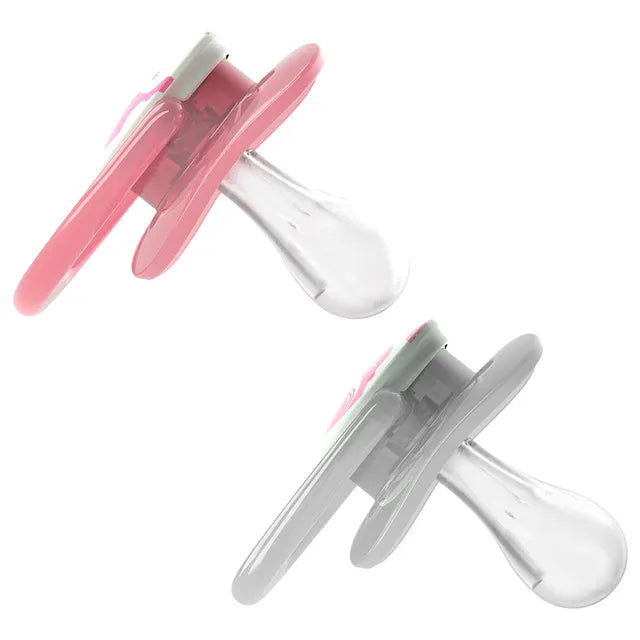 Dr. Brown's Advantage Stage 1 Glow In The Dark Pacifier- Pack of 2 - Pink - Laadlee