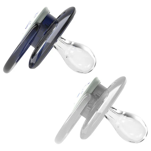 Dr. Brown's Stage 2 Advantage Pacifier - Pack of 2 - Blue - Laadlee