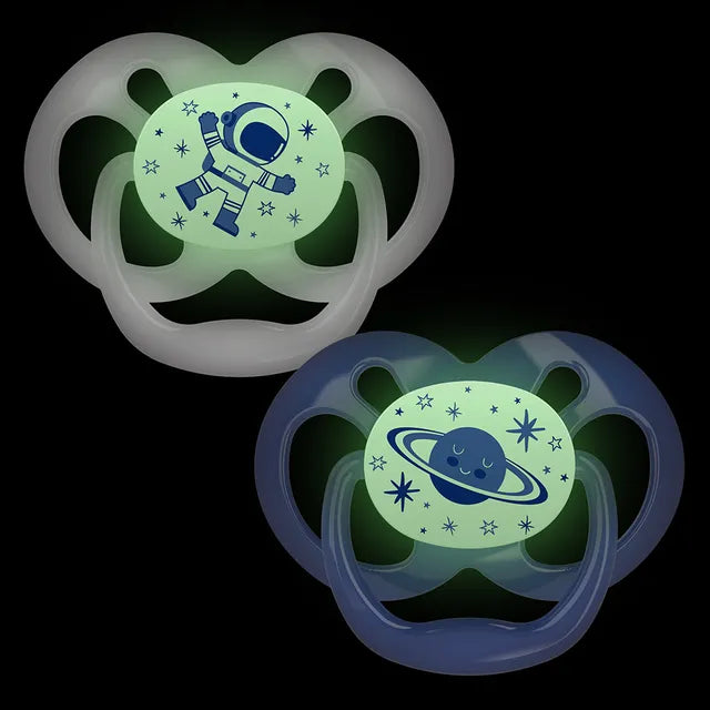 Dr. Brown's Stage 2 Advantage Pacifier - Pack of 2 - Blue - Laadlee