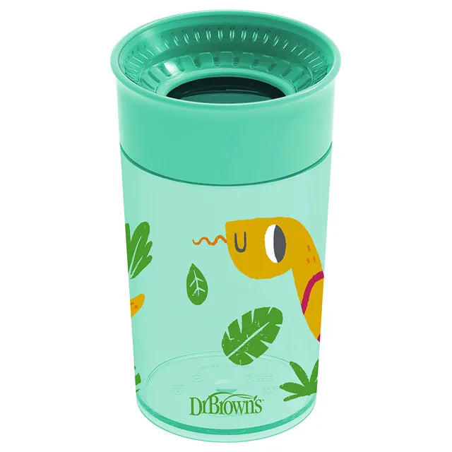 Dr. Brown's Smooth Wall Cheers 360 Cup - 300ml - Green - Laadlee