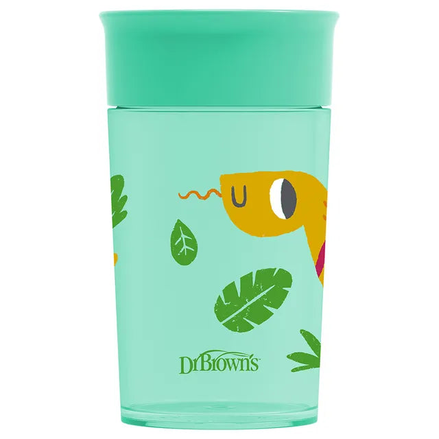 Dr. Brown's Smooth Wall Cheers 360 Cup - 300ml - Green - Laadlee