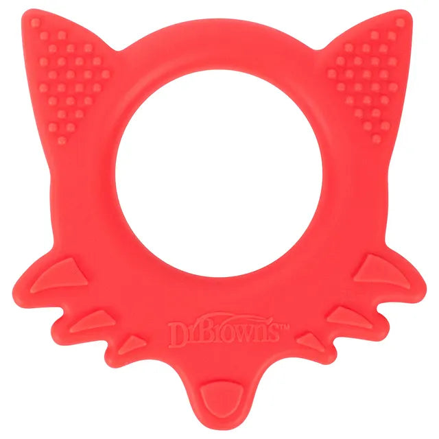 Dr. Brown's Flexees Friends Fox Teether - Red - Laadlee
