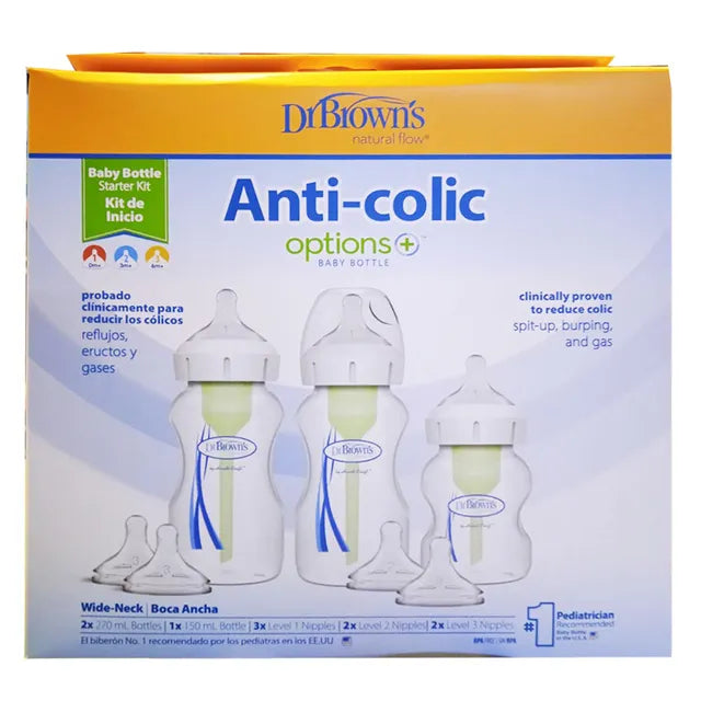 Dr. Brown's PP Wide Neck Options+ Bottle Starter Kit - Laadlee