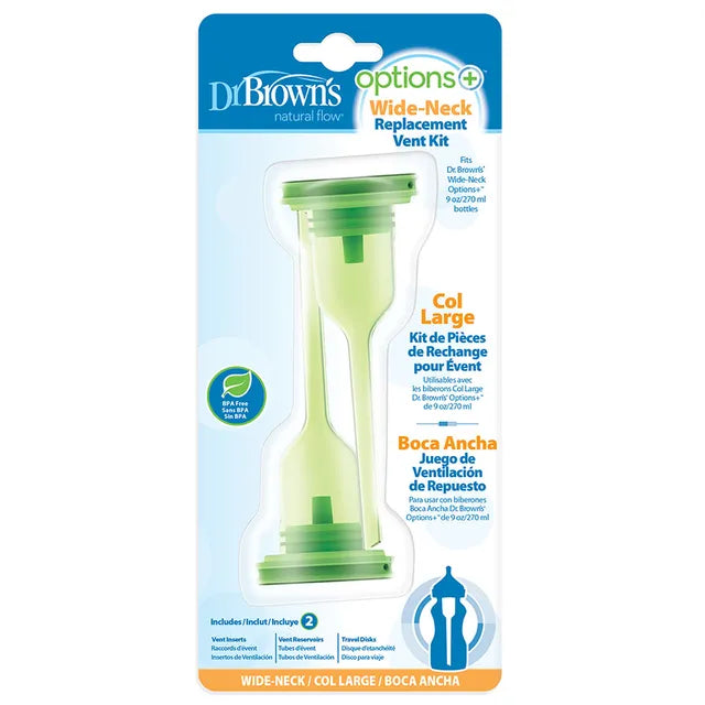 Dr. Brown's Wide Neck Options+ Bottle Replacement Kit - Laadlee