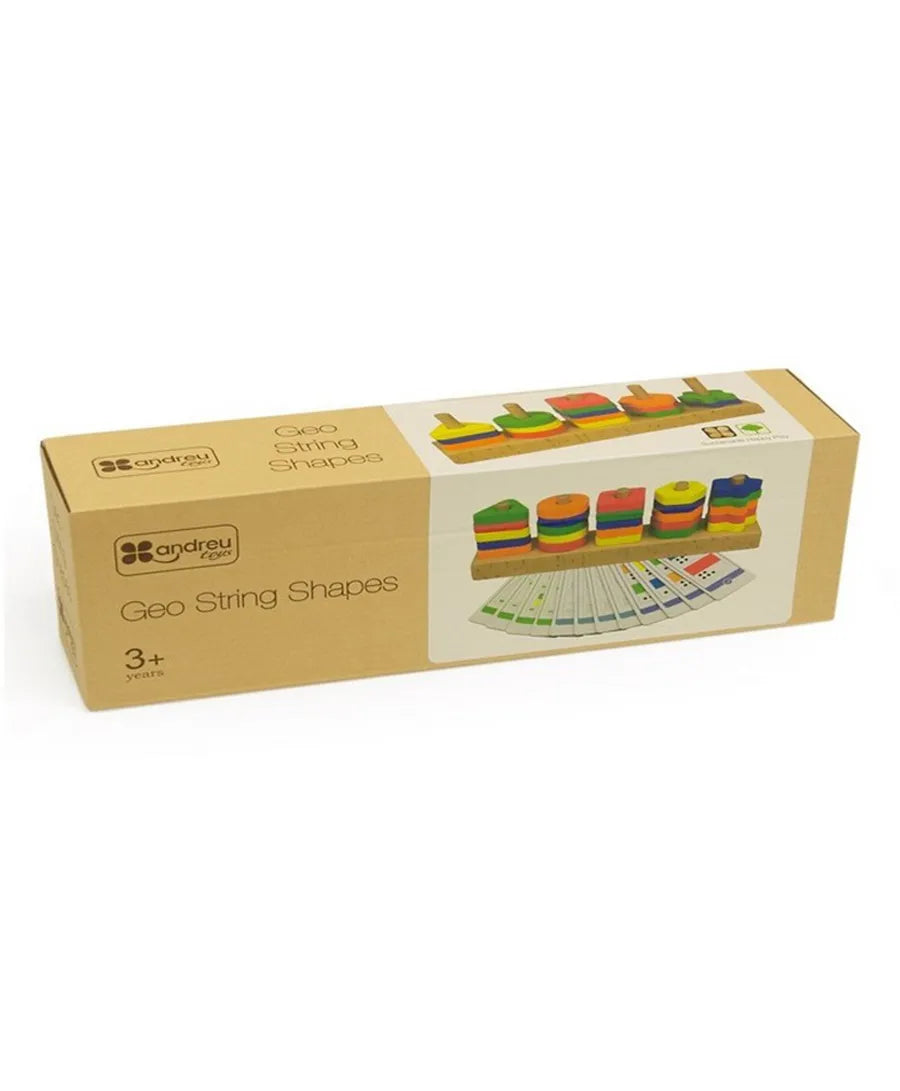 Andreu Toys Geo String Shapes - Laadlee