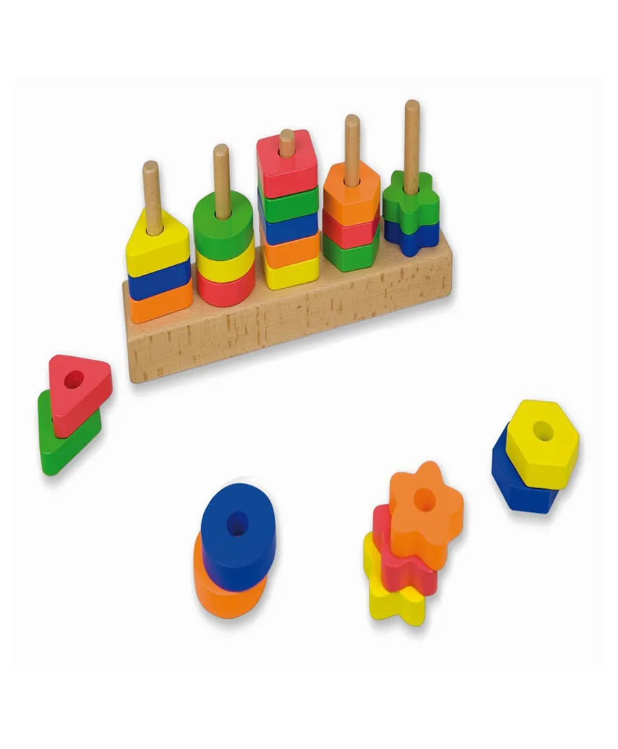 Andreu Toys Geo String Shapes - Laadlee
