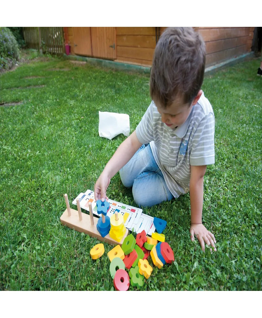 Andreu Toys Geo String Shapes - Laadlee