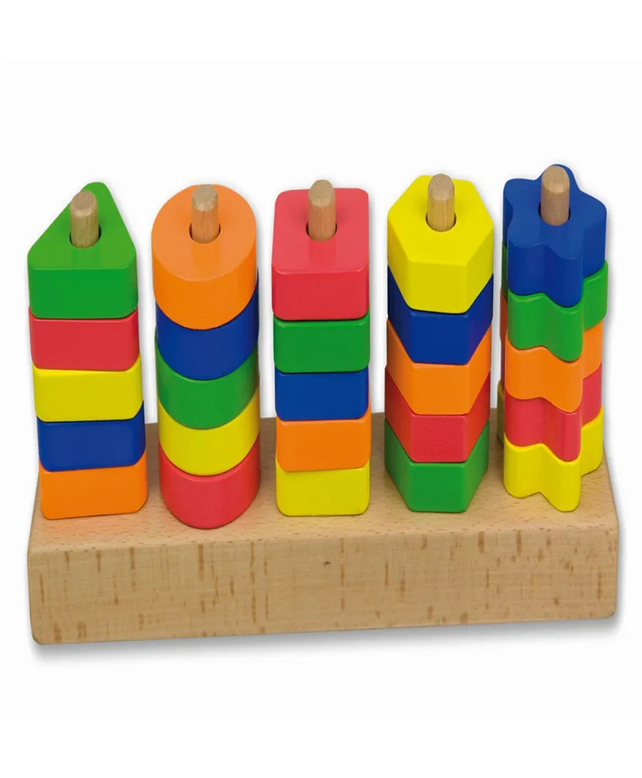 Andreu Toys Geo String Shapes - Laadlee