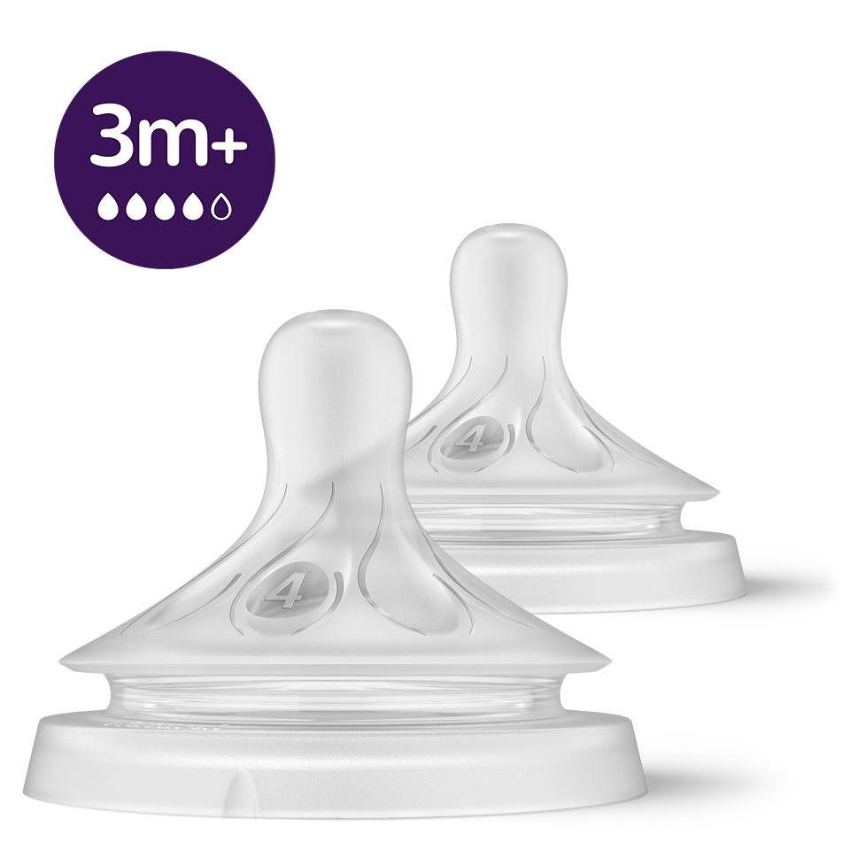 Philips Avent Natural 3.0 Teats 3M - 2 Pcs