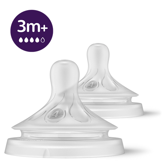 Philips Avent Natural 3.0 Teats 3M - 2 Pcs