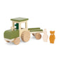 Trixie Wooden Tractor With Trailer - Laadlee