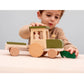 Trixie Wooden Tractor With Trailer - Laadlee