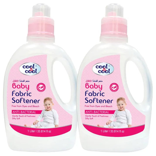 Cool & Cool Gentle Baby Fabric Softener 1L - Pack of 2