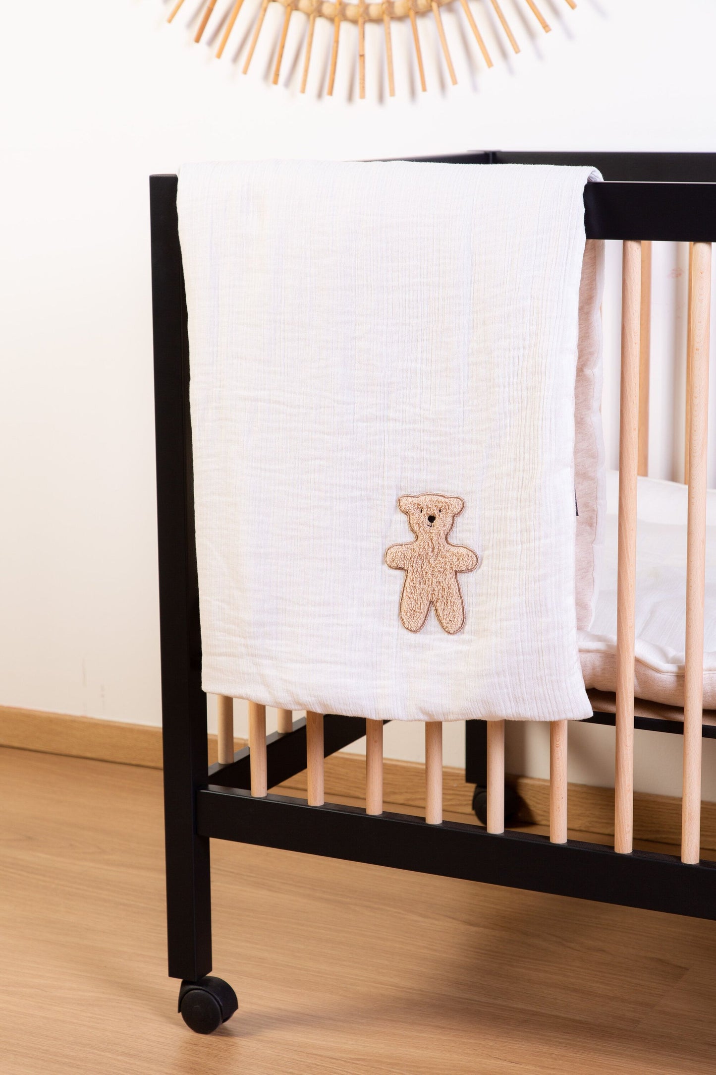 Childhome Baby Blanket Jersey - Melange Beige