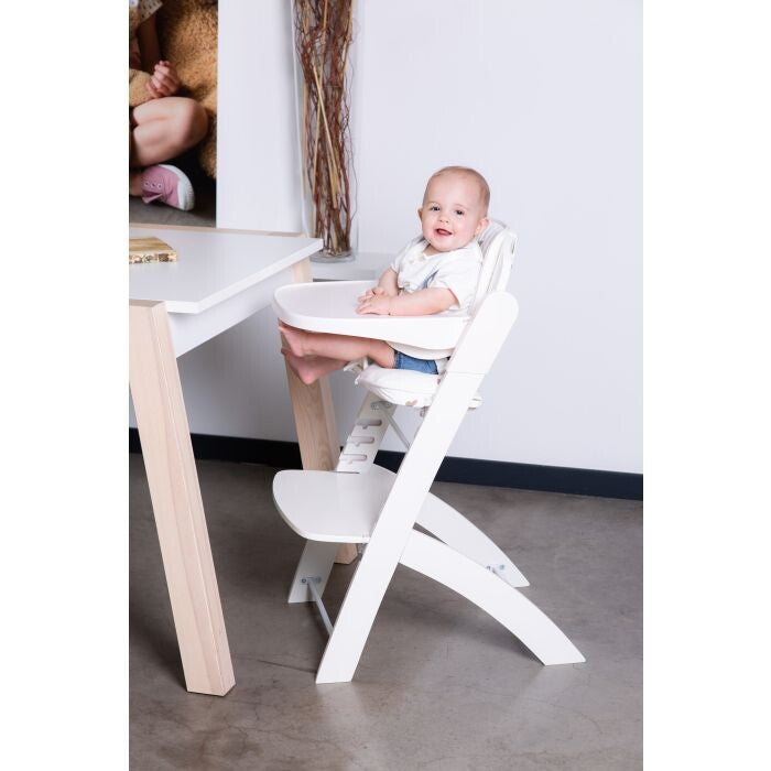 Childhome Evosit HIgh Chair Cushion - Jersey Heart