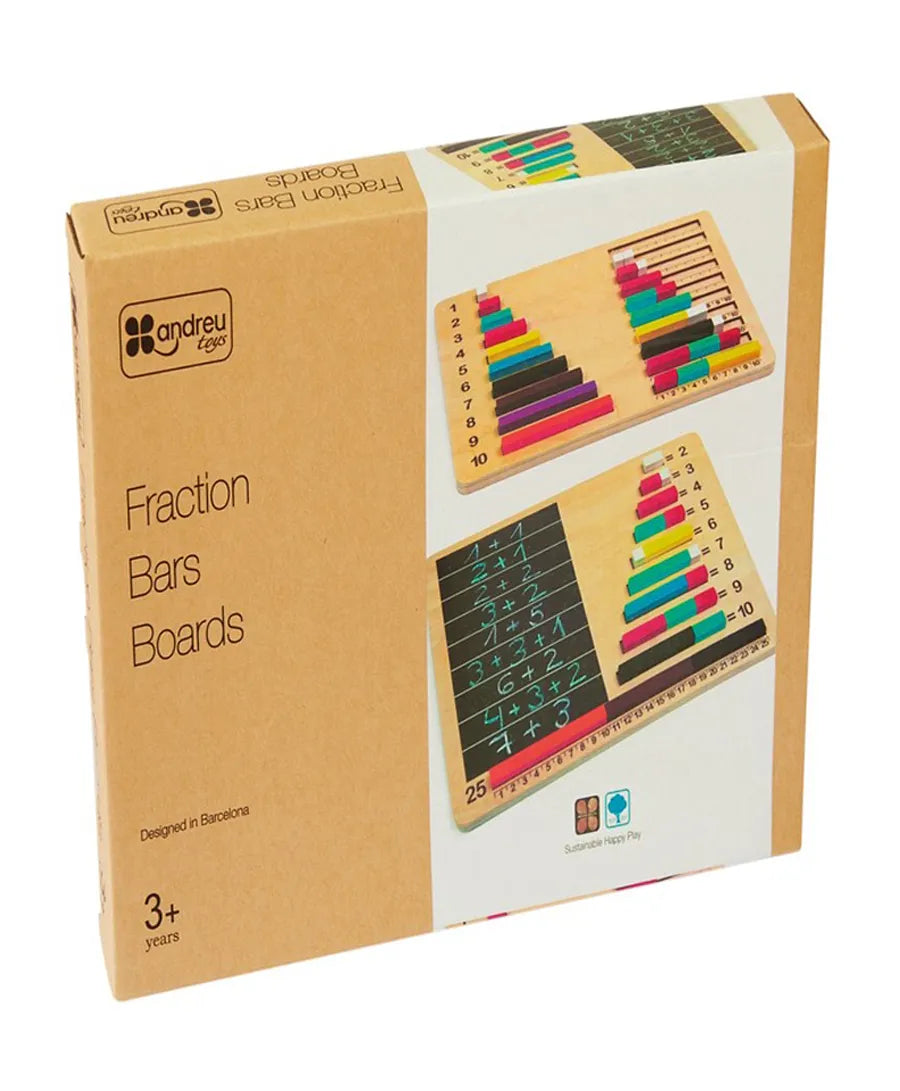 Andreu Toys Fraction Bars Boards - Laadlee