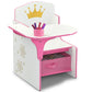 Delta Children Princess Crown Chair Desk With Storage Bin