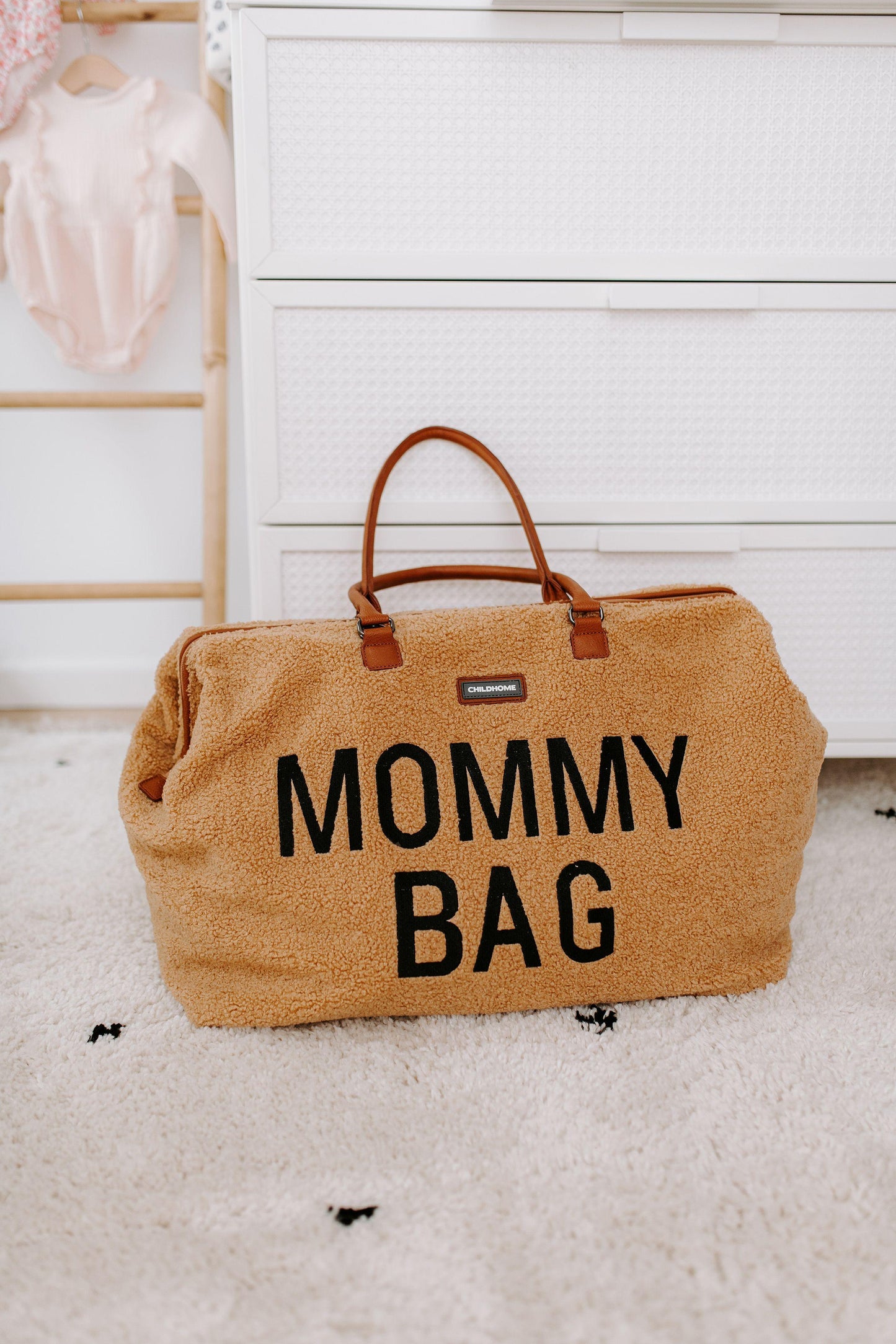 Childhome Mommy Diaper Bag - Teddy Beige