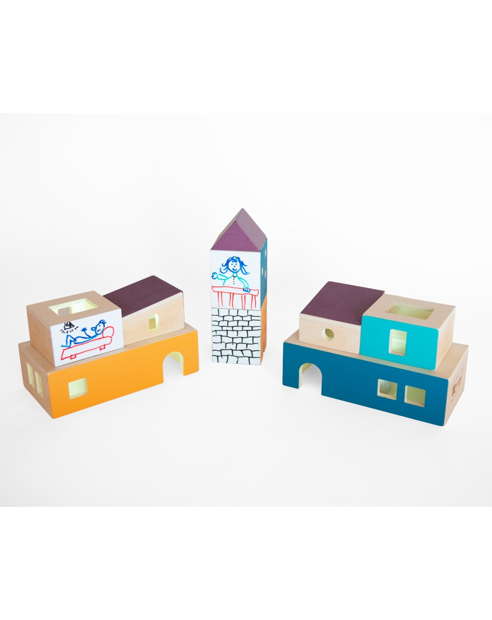 andreu-toys-city-walls-magnetic-wooden-houses-3