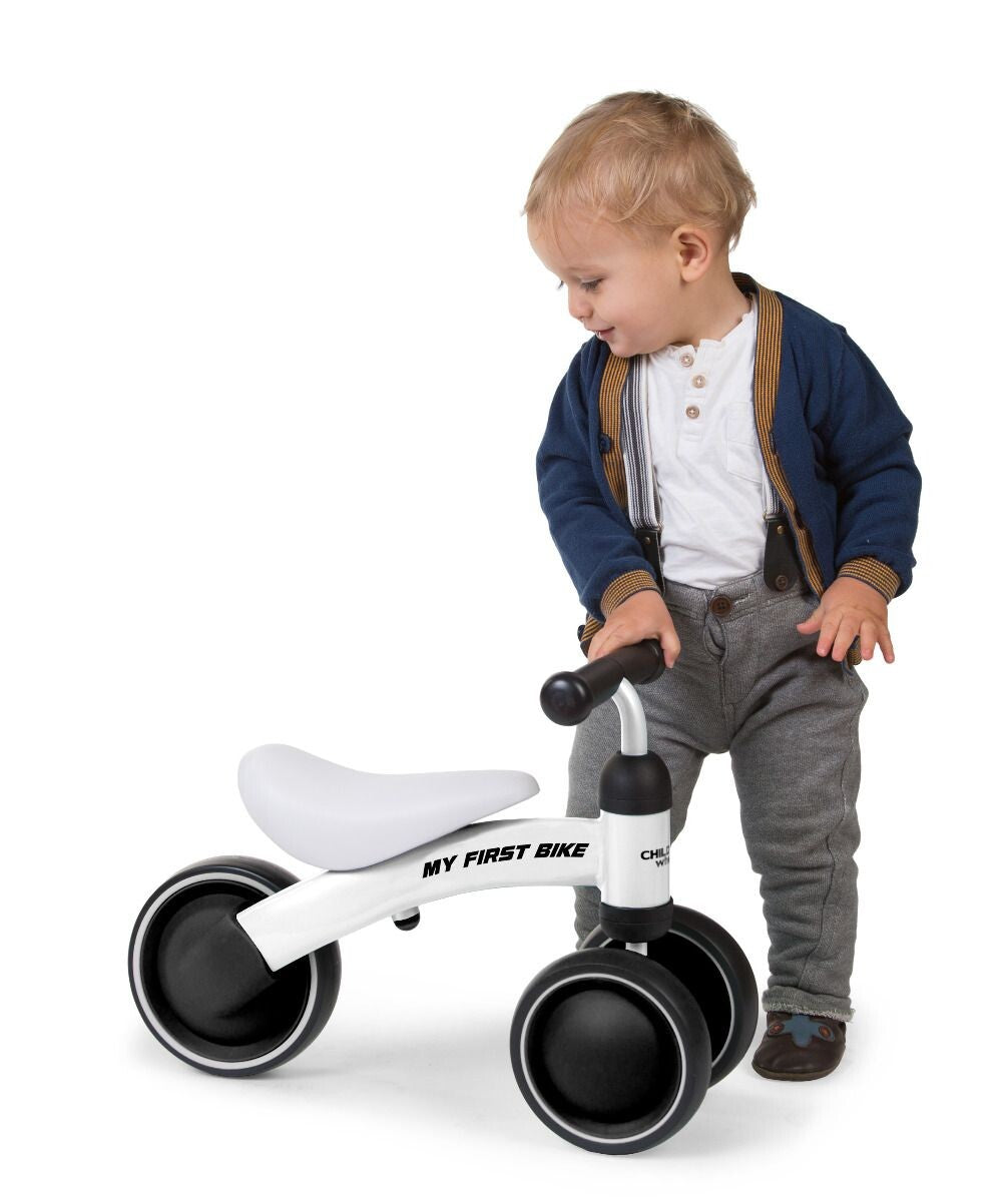 Childhome My First Bike Toddler Balance Bike - Metal White