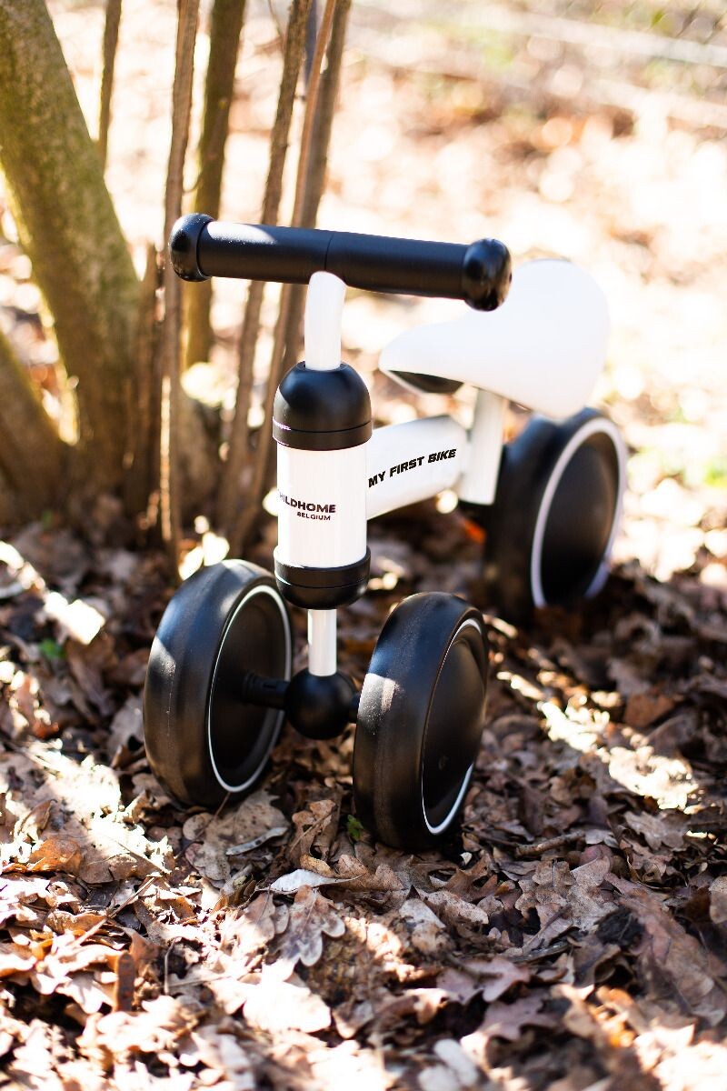 Childhome My First Bike Toddler Balance Bike - Metal White