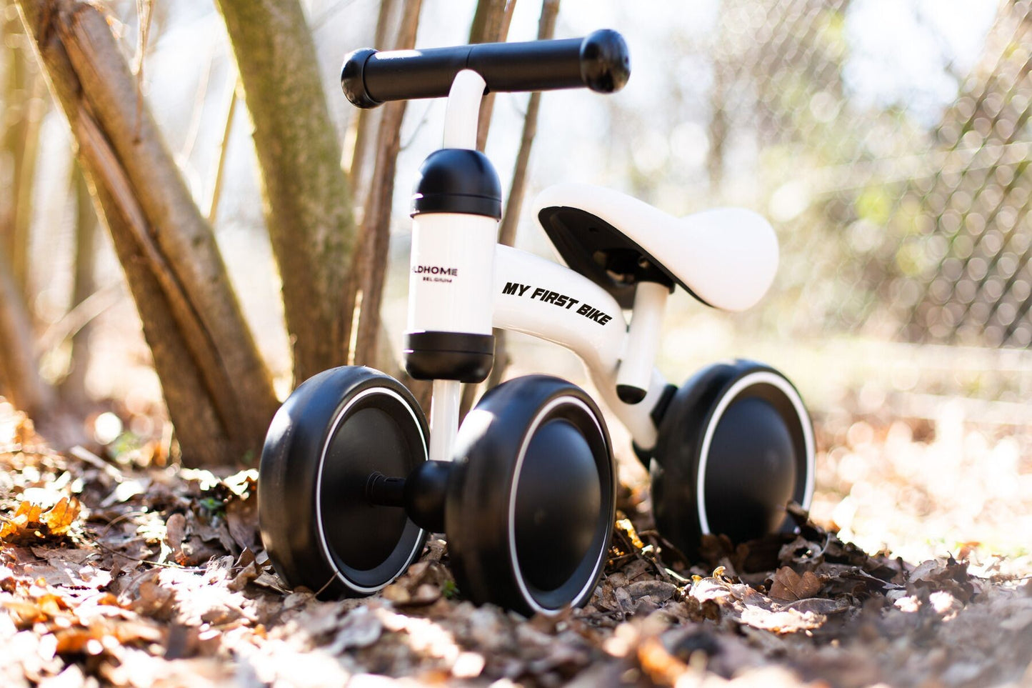 Childhome My First Bike Toddler Balance Bike - Metal White