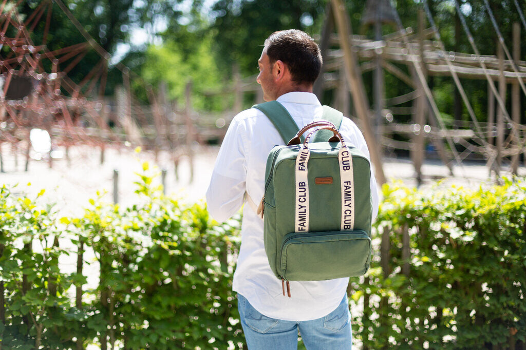 Childhome Family Club Backpack Signature Canvas - Green