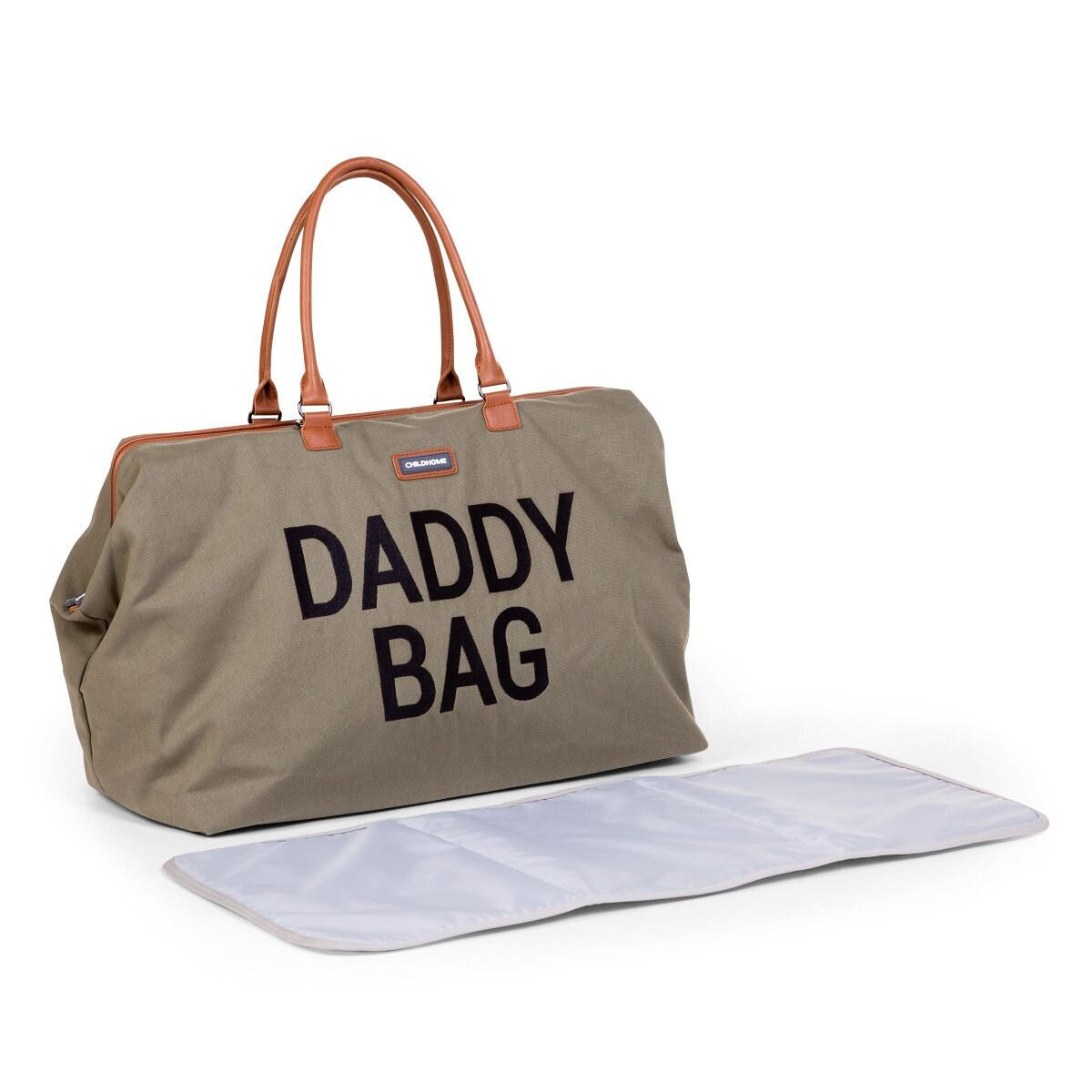 Childhome Daddy Diaper Bag - Kaki Canvas