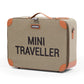 Childhome Mini Traveller Kids Suitcase - Kaki Canvas