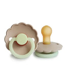 Frigg Daisy Latex Baby Pacifier 6M-18M, 1Pack, Croissant Night - Size 2 - Laadlee