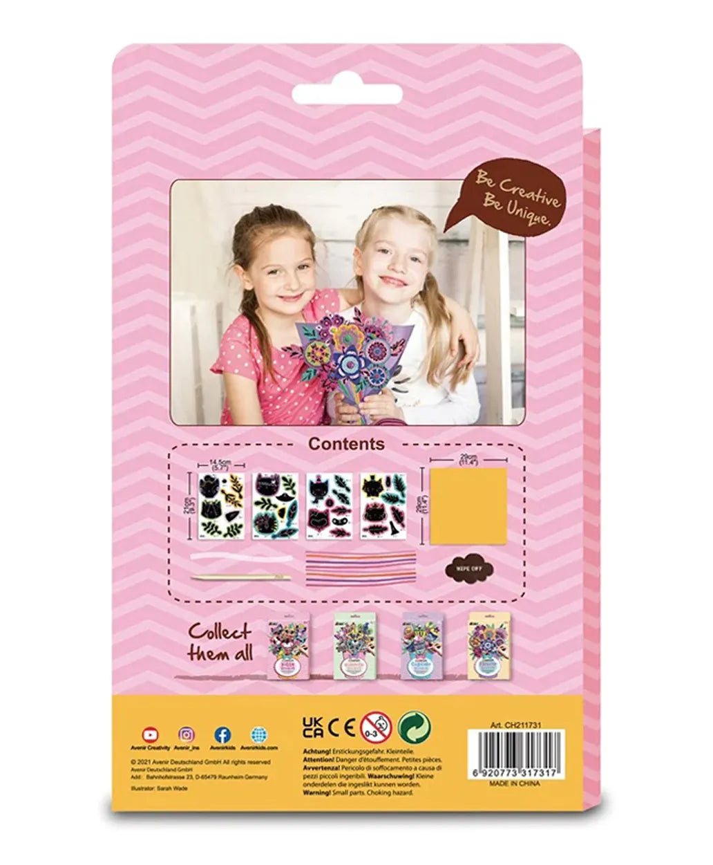 Avenir Scratch Bouquet Kit - Kitty - Laadlee