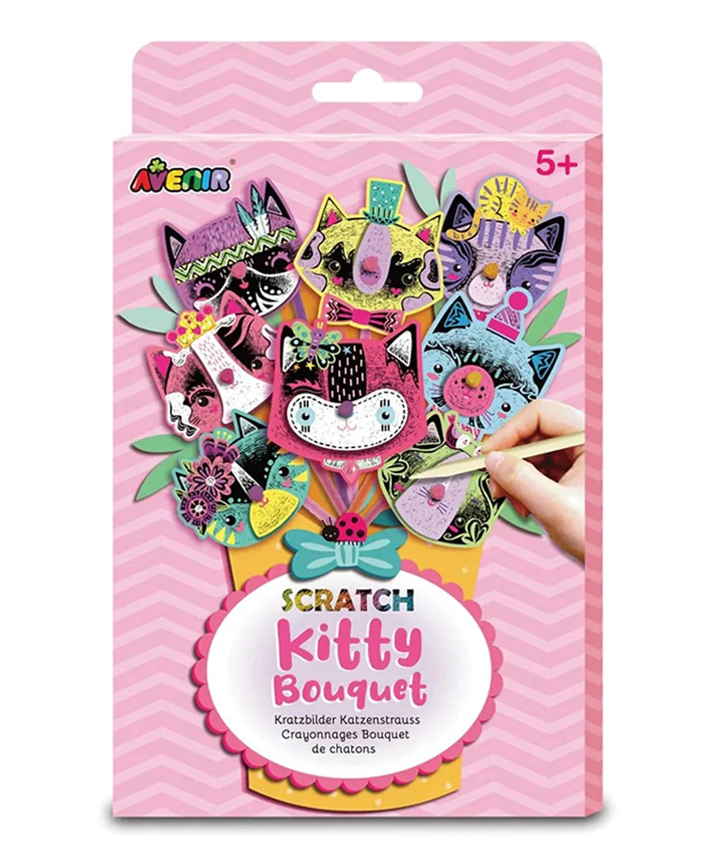 Avenir Scratch Bouquet Kit - Kitty - Laadlee