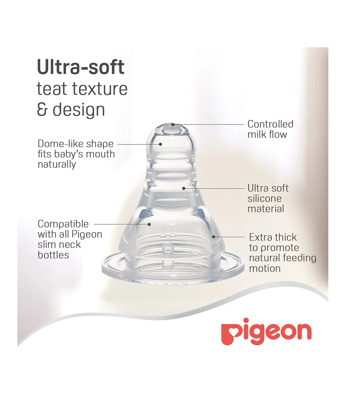 Pigeon Flexible Streamline Plastic Bottle - 150ml