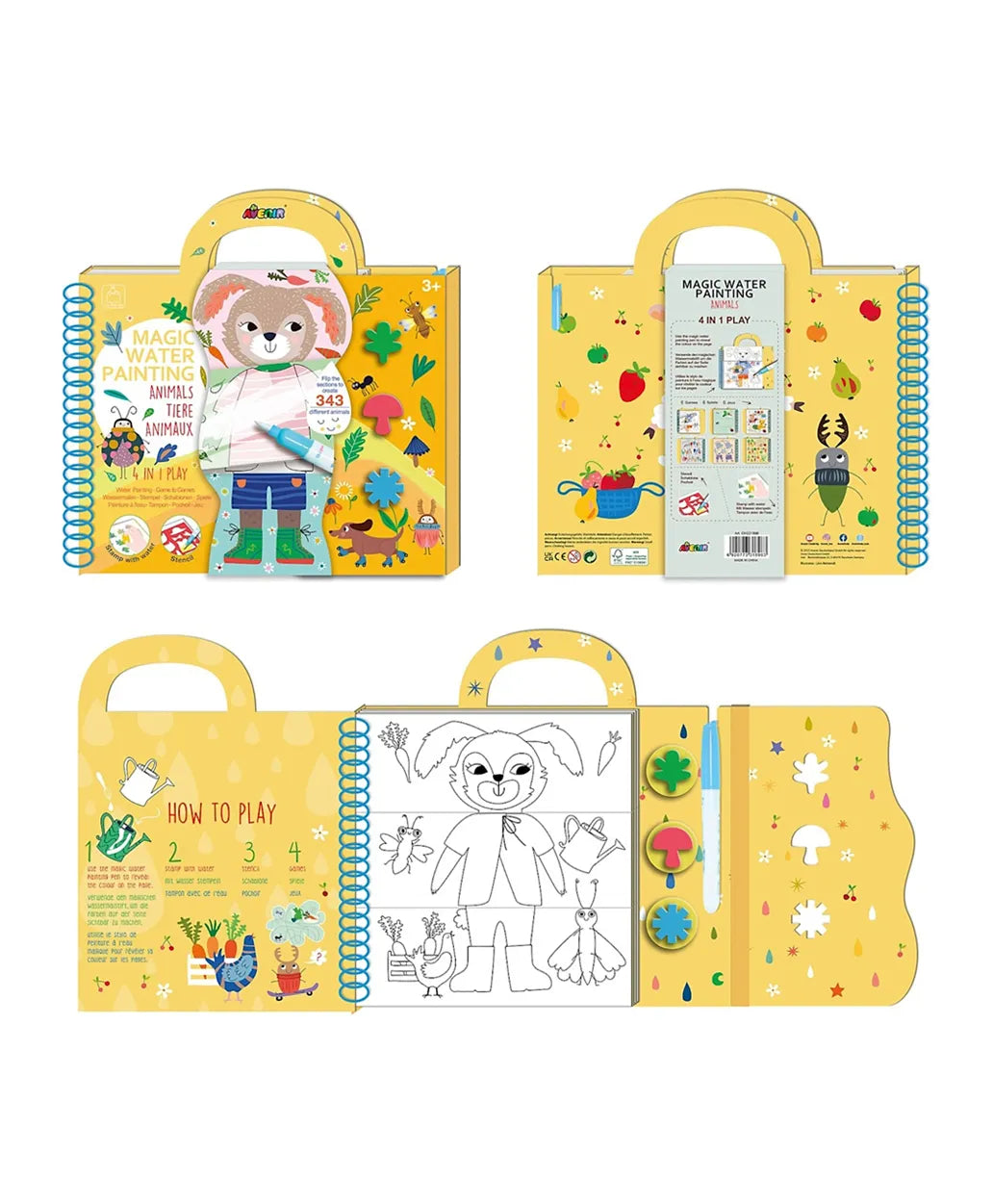 Avenir Magic Water Painting - Animals - Laadlee