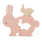 Trixie Wooden Baby Puzzle - Mrs. Rabbit - Laadlee