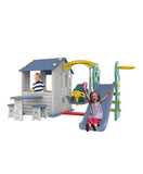 MYTS Korean Playhouse Game With  Swing Slide & Table Chair - Blue