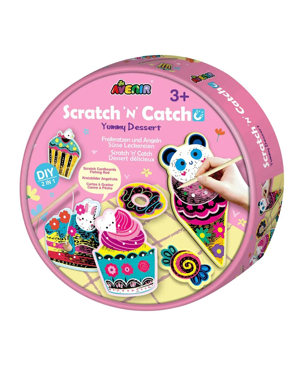 Avenir Scratch 'n' Catch Art Kit - Yummy Desserts - Laadlee