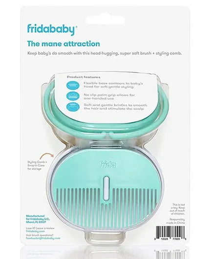 Frida Baby - Infant Head-Hugging Hairbrush + Styling Comb Set - Laadlee