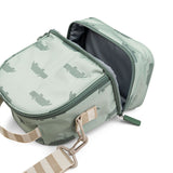Done By Deer Kids Insulated Lunch Bag Croco - Green