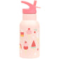 A Little Lovely Company Stainless Steel Water Bottle 350ml - Icecream