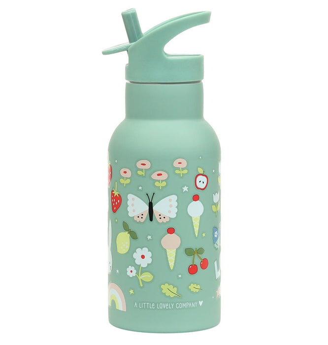 A Little Lovely Company Stainless Steel Water Bottle 350ml - Joy